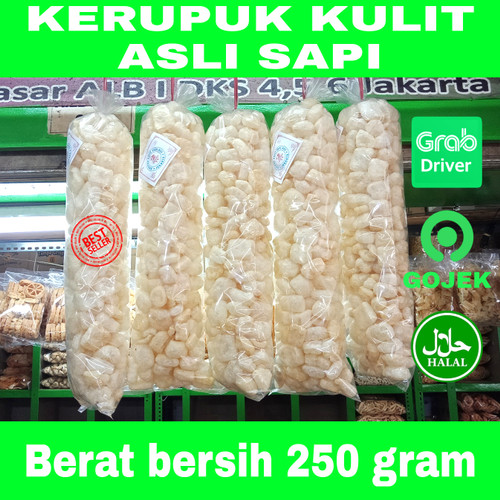 Foto Produk KERUPUK KULIT SAPI ASLI RASA ASIN KILOAN MURAH CEMILAN 250 GRAM - 250 gram dari TOKO KUE MEISYA
