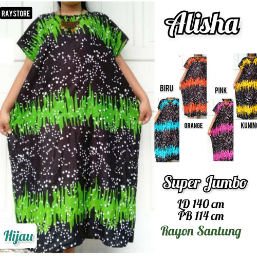 Foto Produk Daster Super Jumbo Wanita /Baju Tidur Busui Premium Rayon dari RayStore