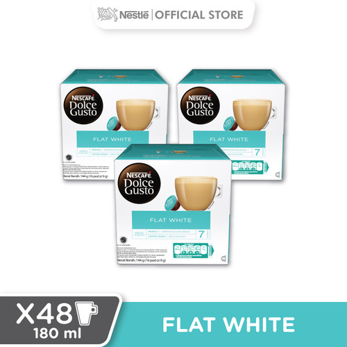 Foto Produk Flat White 3 box (48 kapsul= 48 gelas) dari DOLCEGUSTOID