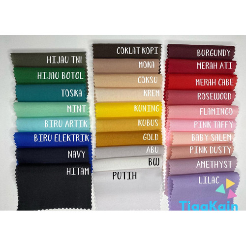 Foto Produk 1 Roll Kain Furing Asahi Bahan Puring dari Nacy Tex