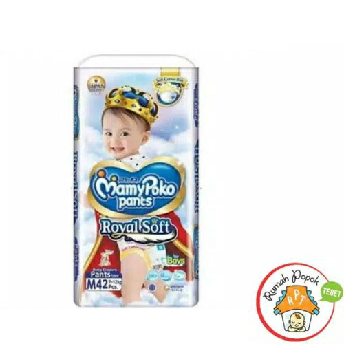 Foto Produk MamyPoko Royal Soft M42 Boys dari Griselda Online Shop