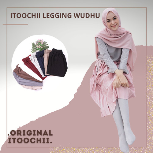 Foto Produk celana legging wudhu bahan adem dari itoochii olshop