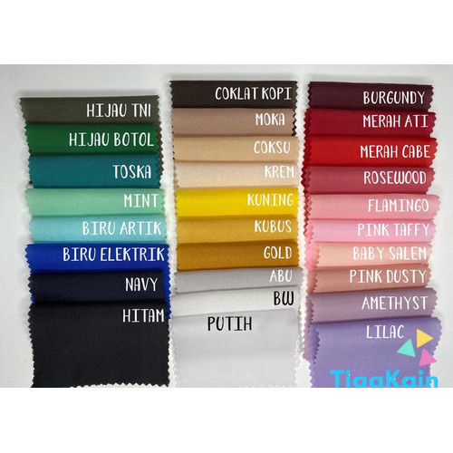 Foto Produk 1 meter Kain Furing Asahi / Bahan Puring dari Nacy Tex