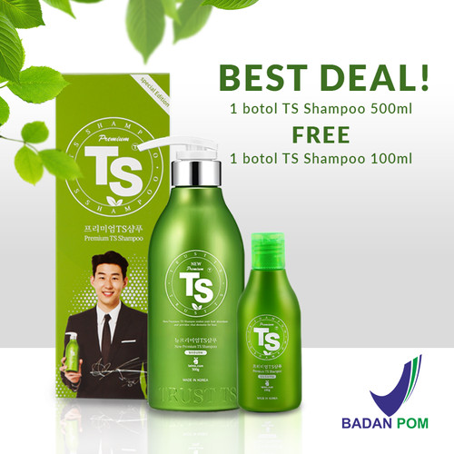 Foto Produk TS Shampo / Shampoo Rambut Rontok (500ml + free 100ml) dari TS Shampoo