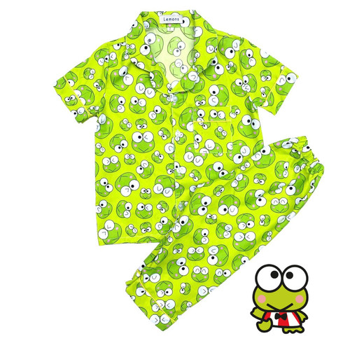 Foto Produk Lemonade Piyama Anak usia 1-12 Tahun Funny 207 - Hijau, 2 dari Lemonade Kid