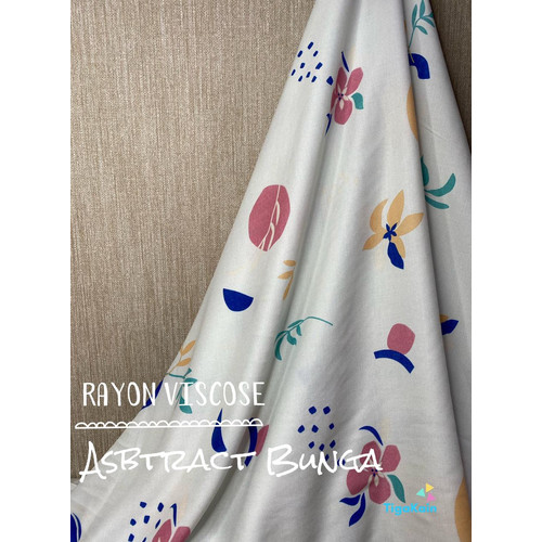 Foto Produk Rayon Viscose Motif / Katun Poplin Motif/ Corduroy Motif - Lavender dari Nacy Tex