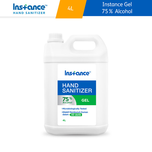 Foto Produk Instance Hand Sanitizer Gel Alcohol 75% 4 L dari Kino Store ID
