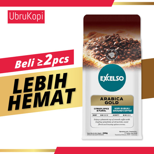 Foto Produk EXCELSO ARABICA GOLD BUBUK 200G dari Ubrukopi