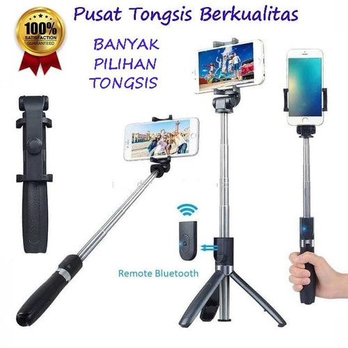 Foto Produk Tongsis Bluetooth With Remote Mini Tongsis and Tripod Mini Expandable dari daffin