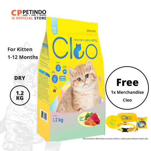 Foto Produk CPPETINDO Cleo Ocean Fish Kitten Food - 1,2kg dari CPPETINDO