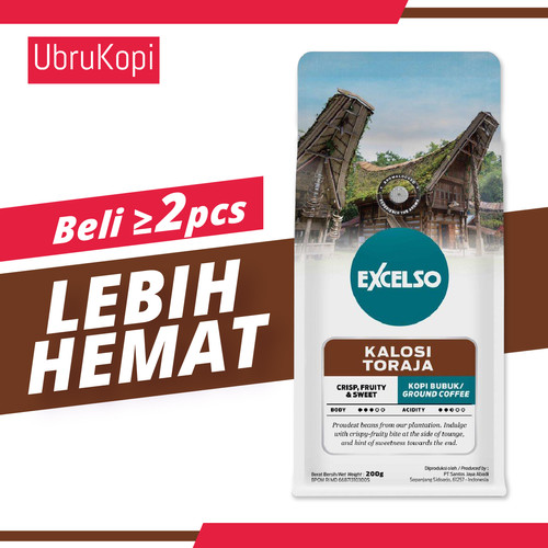 Foto Produk EXCELSO KALOSI TORAJA BUBUK 200G dari Ubrukopi