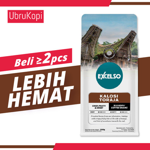 Foto Produk EXCELSO KALOSI TORAJA BIJI 200G dari Ubrukopi