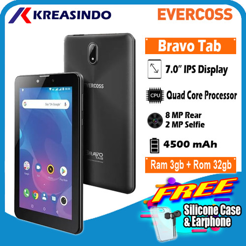 Foto Produk Evercoss Bravo Tab / U70C 3/32 Tablet Sekolah dari Kreasindo Online