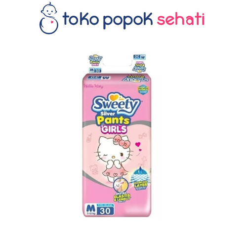 Foto Produk Sweety Silver Pants M30 L28 XL26 XXL24 Boys Girls celana L 28 XL 26 - GIRL M30 dari TOKO POPOK SEHATI