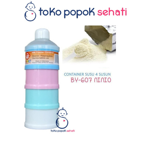 Foto Produk Tempat Susu NINIO Bubuk Travel Bayi / Milk Powder 4 Susun Container dari TOKO POPOK SEHATI