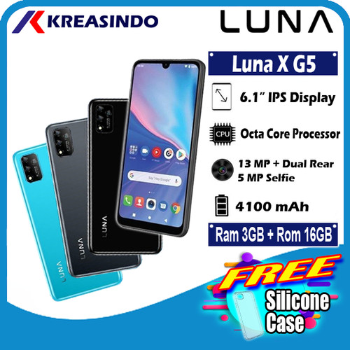 Foto Produk Luna X G5 3/16 Ram 3gb Internal 16gb Garansi Resmi - Hitam dari Kreasindo Online