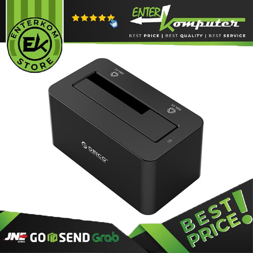 Foto Produk Orico 6619C3-G2 Single 2.5 & 3.5-inch SATA HDD Docking USB 3.1 Type-C dari Enter Komputer Official