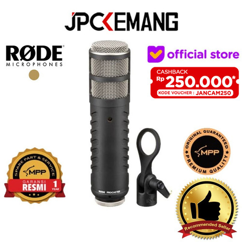 Foto Produk Rode Procaster Broadcast Quality Dynamic Microphone ORIGINAL dari JPCKemang