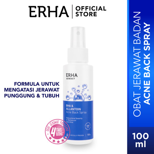 Foto Produk Erha Acne Care Lab Acne Back Spray 100 ml - Obat Jerawat Punggung - 2 Pcs dari Erha Official Store