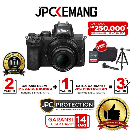 Foto Produk Nikon Z50 Kit 16-50mm f/3.5-6.3 Kamera Mirrorless GARANSI RESMI dari JPCKemang