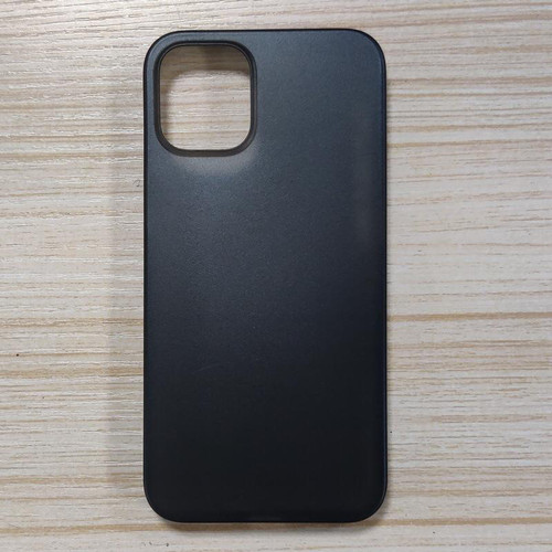 Foto Produk Ultra Thin Transparan (Semi Hard - Soft Case) iPhone 12 / Pro / Max - 12 Pro Max, Hitam dari Glitz Indonesia