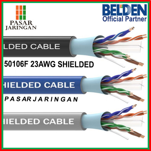 Jual Kabel STP FTP Cat. 6 BELDEN 50106F 010 BLK Industrial Outdoor