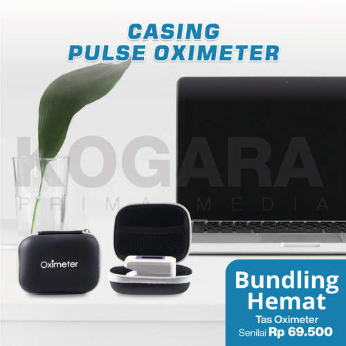 Foto Produk Oximeter Oxymeter Fingertip Pulse - Ukur heartrate kadar oksigen darah - Bundling Hemat dari Kogara