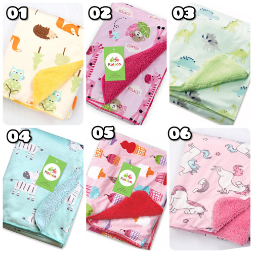 Foto Produk Selimut Bayi Carter Double Fleece Premium / Selimut Carter dari Yotie Shop