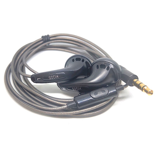 Foto Produk KGIS P1 HiFi Sound Bass Earphone Durable Cable Headset With Mic dari Onebest Choice