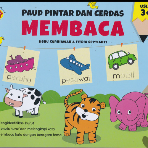 Foto Produk PAUD PINTAR & CERDAS MEMBACA-ELK -UR dari Toko Buku Uranus