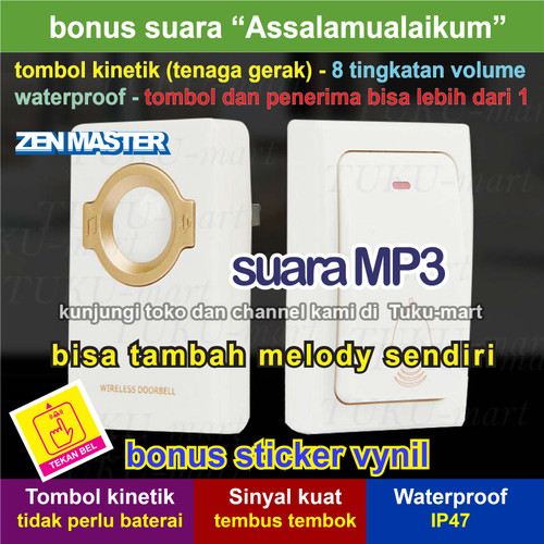Foto Produk bel rumah pintu waterproof dari Tuku-Mart