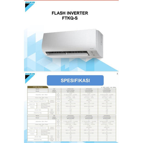 Foto Produk DAIKIN AIR CONDITIONER 0,75 PK STKQ20UV (UNIT ONLY) dari Candi Elektronik Solo