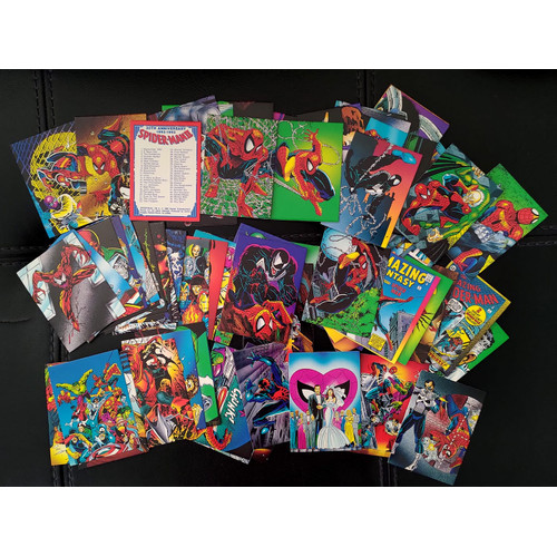 Foto Produk Kartu Marvel Spider-man 1992 Trading Card Complete Set Ori USA dari Charu Toys