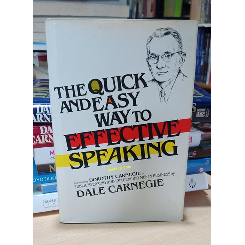 Foto Produk THE QUICK AND EASY WAY TO EFFECTIVE SPEAKING - DALE CARNAGIE dari Anelinda Buku Koleksi