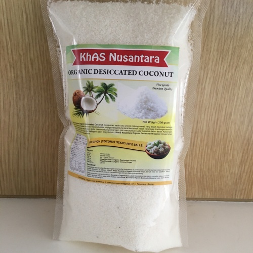 Foto Produk Tepung Kelapa Kering Desiccated Coconut 500 gram - Original dari KhAS Jaya Nusantara