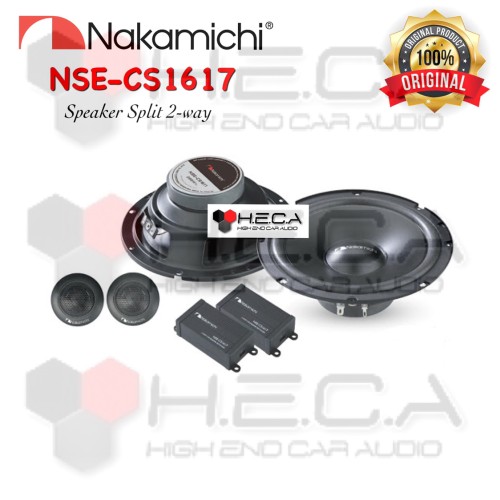 Foto Produk Speaker Split Pintu Mobil NAKAMICHI NSE-CS1617 Component Set 6” dari High End Car Audio
