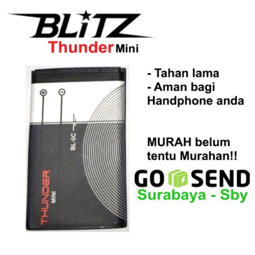 Foto Produk Baterai Nokia Thunder BL4CT / BL4U / BL5F N95 / BP5M 7390 / BP6M N73 dari Blitz Indonesia