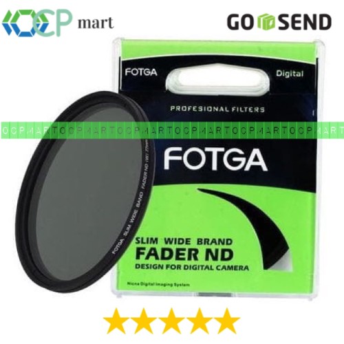 Foto Produk ND Filter FOTGA 55mm SLIM Fader Variable ND2 to ND400 Nikon D3400 3500 dari ocp mart