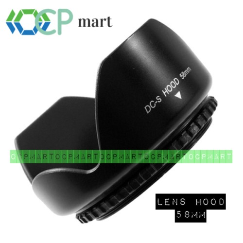 Foto Produk Lens Hood Flower 58mm Canon 18-55mm Fujifilm X-A3 X-A10 16-50mm dari ocp mart