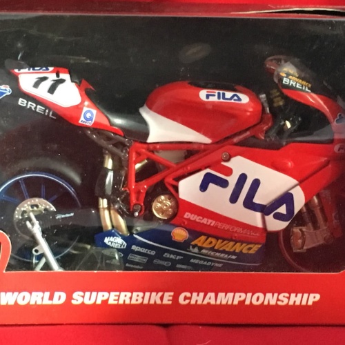 Foto Produk Newray 1/12 Diecast Motorcycles Ducati Fila dari Dompu Hobby Shop