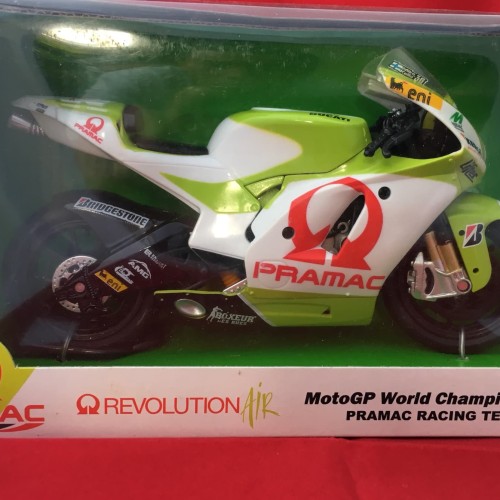 Foto Produk Newray 1/12 Diecast Motorcycles MotoGP World Championship Team Pramac dari Dompu Hobby Shop