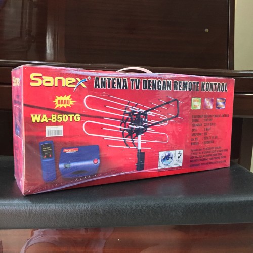 Foto Produk Antena TV Sanex dengan remote kontrol WA-850TG dari berjaya elektrik