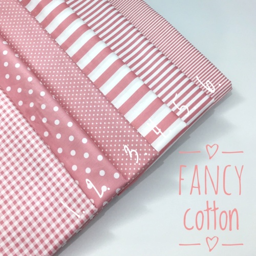 Foto Produk kain katun jepang motif dusty pink ori tokai senko - no 1 dari maxshop online