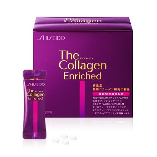 Foto Produk SHISEIDO The Collagen Enriched Tablet – 4 Tablets x 60 Packs dari beautyandthetink