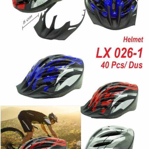 Foto Produk Helm helmet sepeda Dewasa Bagus Import Lx 026-1 ORI dari Hebohstore