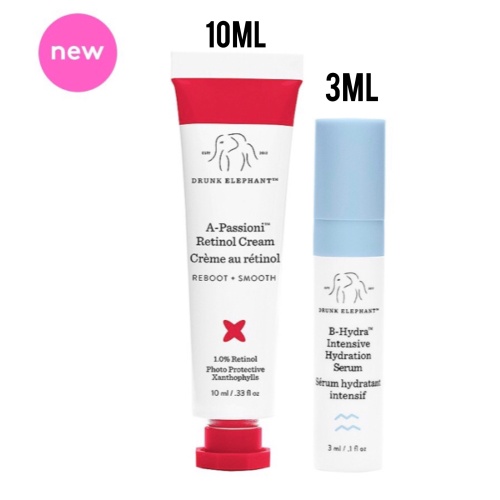 Foto Produk Drunk Elephant A-Passioni Retinol Cream Midi-sized 10ml B-Hydra 3ml dari Winnie's Stores