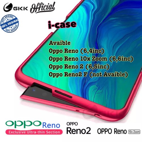 Foto Produk Case Oppo Reno / 10x Zoom / Reno2 Special GKK Ultra Thin Curved Series dari i-case