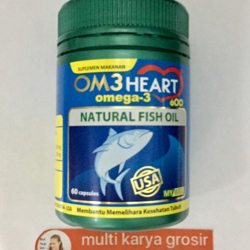 Foto Produk Ome Heart / Om3 Heart / Om3heart / Omeheart Omega 3 isi 60 dari MULTI KARYA GROSIR