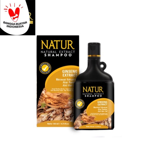 Foto Produk Natur Shampoo Extract Gingseng 270 ml dari Back To Natur