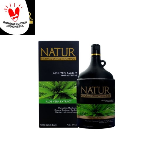 Foto Produk Natur Shampoo Aloe Vera 270 Ml dari Back To Natur